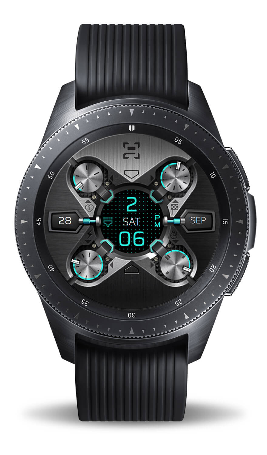 X9 54Xe, Samsung watch face.