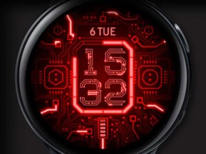 X9 Red Circuit – Galaxy Watch Face