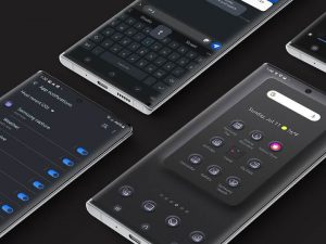 Samsung Theme: X9 Dark UI 1