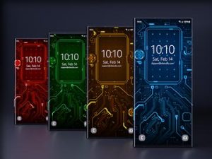 Samsung Galaxy Video Wallpaper: X9 Circuit 1 Series