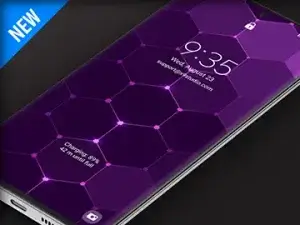 Samsung Galaxy Video Wallpaper: X9 Hexagons Pink